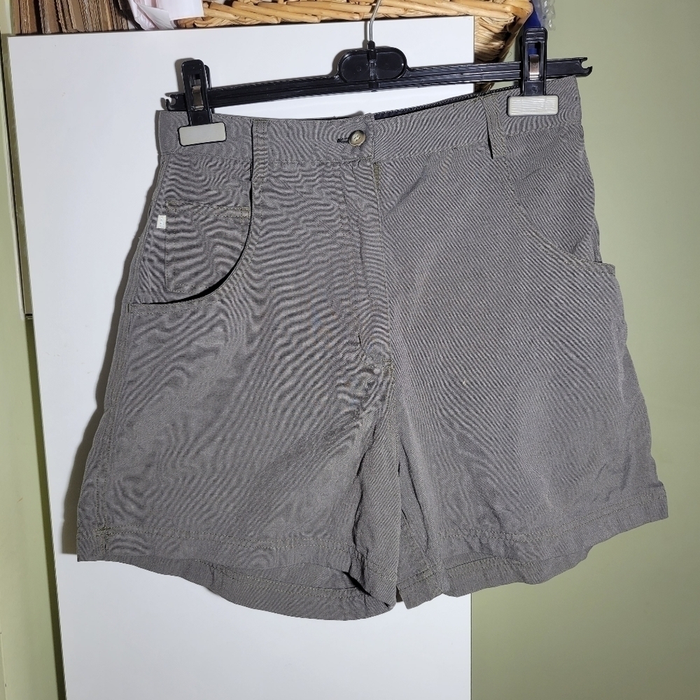 ❤️ 3 for $35 THE North Face shorts womens high waist olive green gray size 8 - Picture 1 of 6